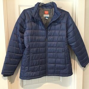 Columbia Blue Quilted Puffer Jacket Size 1X